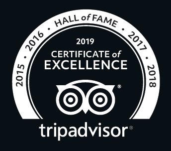 Certifikát výjimečnosti 2019 TripAdvisor Bugsy's Bar